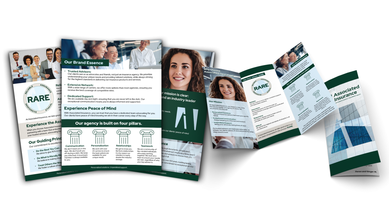 Associated Insurance: Sales Materials site preview