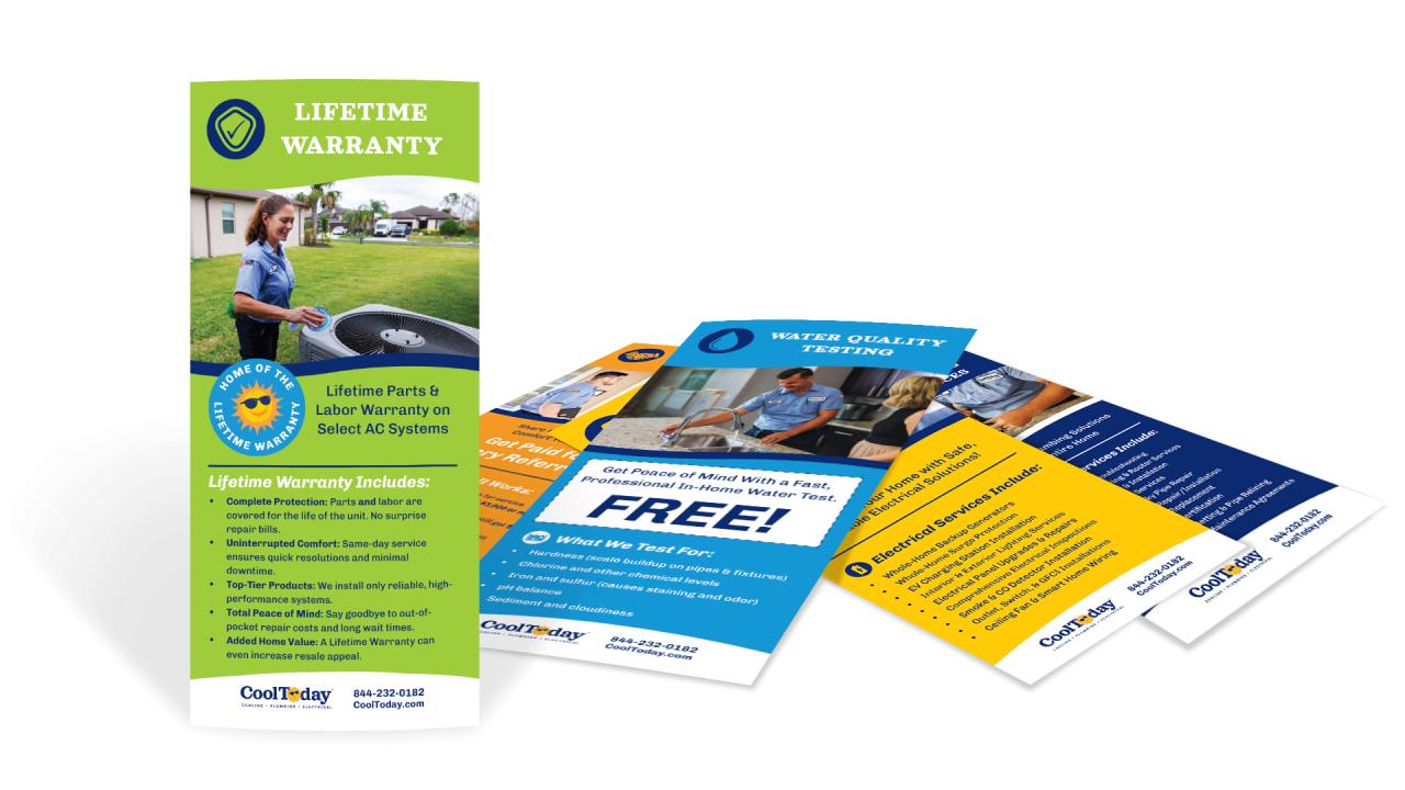 Cool Today: Service Rack Cards site preview