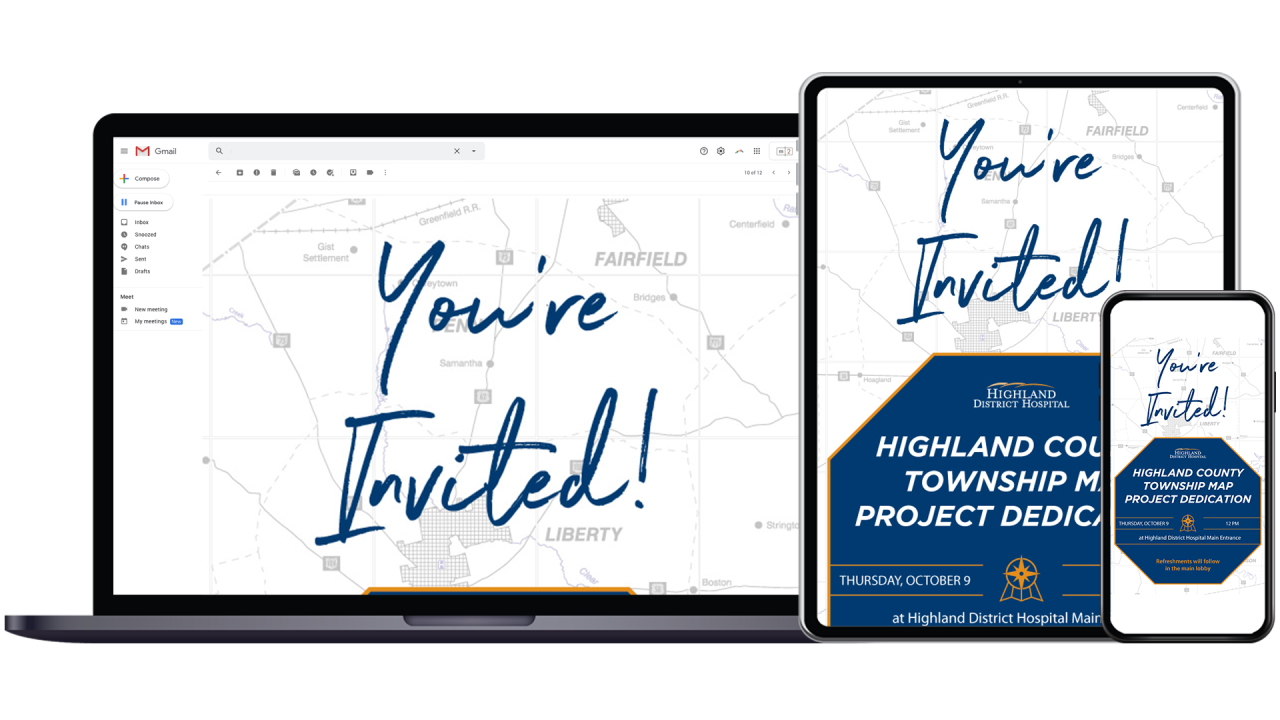 Highland District Hospital: Township Map Project Dedication site preview