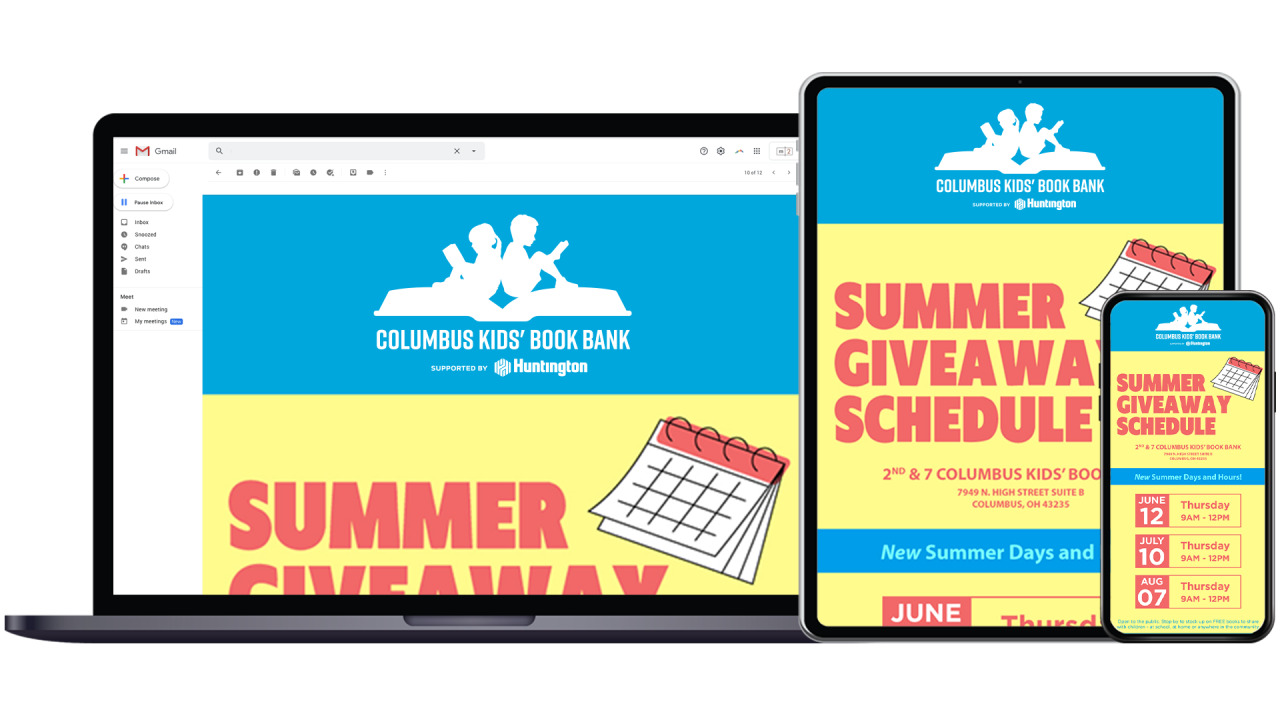 2nd & 7: Columbus Kids' Book Bank Giveaway Events site preview